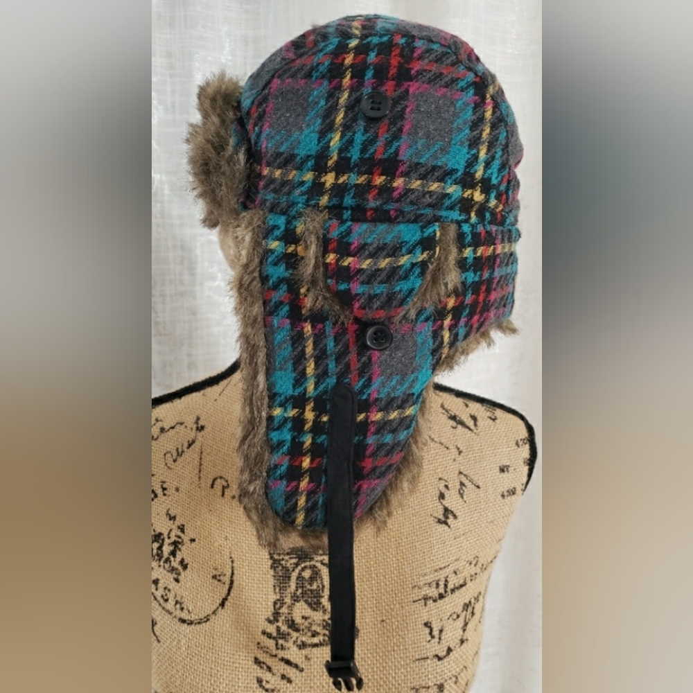 Houndstooth Flapper Hat - image 1